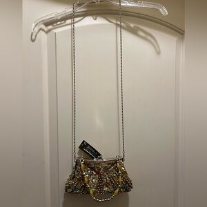 JOYMAX Joy Collection Elegant Beaded Clutch Bag